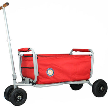 Beachtrekker LiFe faltbar mit Bremse, rot