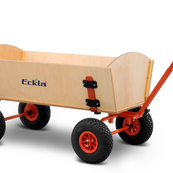 ECKLA Holzbollerwagen Long Trailer