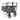 FUXTEC faltbarer Bollerwagen CT500 mit Sonnendach, grau