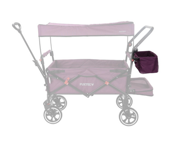 FUXTEC Bollerwagen Stoffbezug für Hecktasche CT850 Purpur