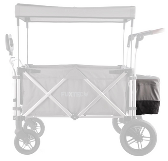FUXTEC Bollerwagen Stoffbezug Hecktasche CTL900 premium grau