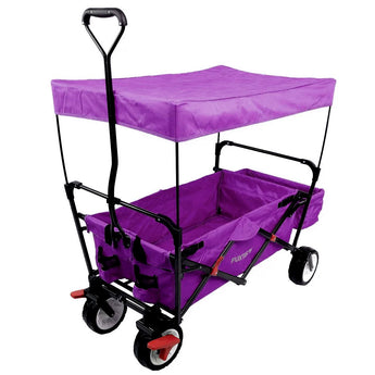 FUXTEC faltbarer Bollerwagen FX-CT350, purpur