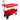 FUXTEC faltbarer Bollerwagen FX-CT350, rot