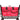 FUXTEC faltbarer Bollerwagen FX-CT700R mit UV-Schutz-Sonnendach, rot