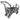 FUXTEC faltbarer Bollerwagen FX-CT700G mit UV-Schutz-Sonnendach, grau