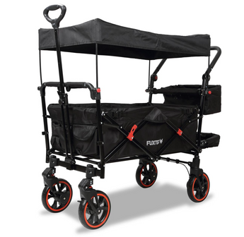 FUXTEC faltbarer Premium Bollerwagen FX-CT850 in schwarz