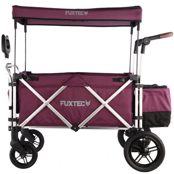 FUXTEC faltbarer Premium Bollerwagen FX-CTL900 in Lila (Purpur)