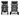FUXTEC faltbarer 4-Sitzer XL Luxus Bollerwagen FX-CTXL900, Premium Grau