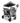 FUXTEC faltbarer 4-Sitzer XL Luxus Bollerwagen FX-CTXL900, Premium Grau