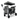FUXTEC faltbarer 4-Sitzer XL Luxus Bollerwagen FX-CTXL900, Premium Grau