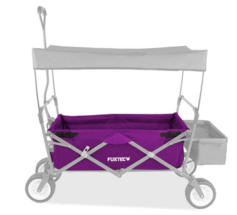 FUXTEC Bollerwagen Sitzstoffbezug für CT-350, purpur