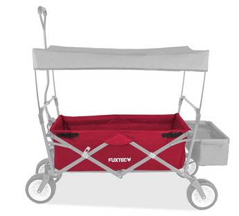 FUXTEC Bollerwagen Sitzstoffbezug für CT-350, rot