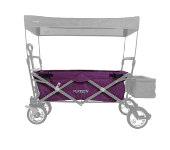 FUXTEC Bollerwagen Sitzstoffbezug für CT-500 / JW76C, purpur