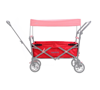 FUXTEC Bollerwagen Sitzstoffbezug für CT-700, rot