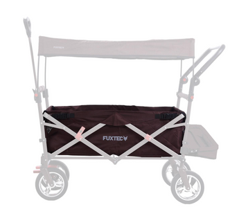 FUXTEC Bollerwagen Sitzstoffbezug für CT-800, braun