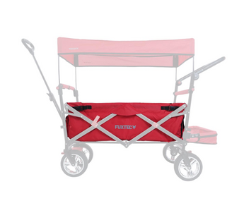 FUXTEC Bollerwagen Sitzstoffbezug für CT-800, rot