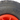 FROSAL Ersatzrad mit Achsstopfen - PU Rad Nabe 25mm/75mm für Bollerwagen oder Sackkarre pannensicher
