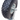 FROSAL Lenkrolle Ø 260 x 85 mm | 3.00-4 Rad | Luftrad auf Stahlfelge Silber