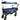 FROSAL Bollerwagen Nick PRO blau faltbar mit Schiebegriff Dach & Bremse