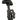 FROSAL Bollerwagen Nick PRO grau faltbar mit Schiebegriff Dach & Bremse