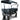 FROSAL Bollerwagen Nick PRO schwarz faltbar mit Schiebegriff Dach & Bremse