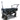 FROSAL Bollerwagen Nick PRO schwarz faltbar mit Schiebegriff Dach & Bremse
