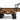 FROSAL Bollerwagen Nick PRO braun faltbar mit Schiebegriff Dach & Bremse