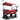 FROSAL Bollerwagen Nick PRO rot faltbar mit Schiebegriff Dach & Bremse