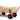 ECKLA Holzbollerwagen Fun Trailer Long Hinterachslenkung mit pannensicherer Bereifung