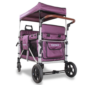 FUXTEC faltbarer 4-Sitzer XL Luxus Bollerwagen FX-CTXL900, purpur