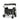 FUXTEC faltbarer 4-Sitzer XL Luxus Bollerwagen  FX-CTXL900, schwarz